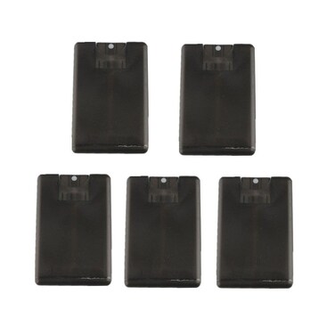 Kopida 5 Pcs Cardcase-like Plastic Perfume Spray Bottles Refillable Fine Mist Bottle Portable Moisturizing Spray Bottle for Cosmetic Essential Oil