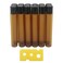 Kesell 10ml Amber Glass Roller Bottle for Essential Oils, 12 Pack Small Empty Roll On Bottles with Stainless Steel Roller Balls, with 1 Bottle Opener for Travel,Perfume