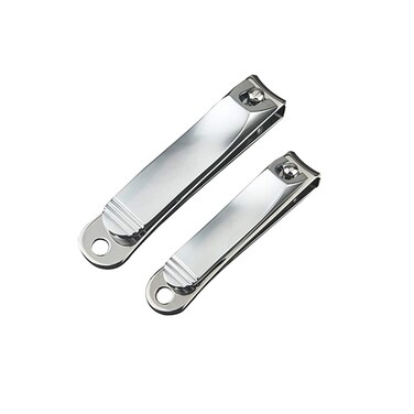 Premium Nail Clippers for Fingernail and Toenail, Carbon Stainless Steel Nail Cutter with Durable and Long-Lasting Razor Sharp Blade - Silver Matte Finish