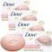Dove Soap, Pink Beauty Bar 4-Pack &ndash; 3-in-1 Moisturizing Face, Body &amp; Hand Soap, 4.75 Oz Ea