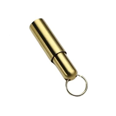 nanoSprayer Mini Perfume Refillable Bottle, Perfume Atomizer, Essential Oil Bottles, Small Spray Bottle for Travel, Everyday Carry (5ml, Gold)