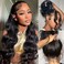 360 Lace Front Wigs Human Hair Pre Plucked Body Wave Transparent Lace Front Wigs Human Hair 360 HD Full Lace Human Hair Wigs for Women with Baby Hair 200% Density(20inch,360 Lace Front wig)