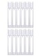 Wresty 12 Pcs Vacuum Lotion Bottles Plastic Empty Airless Pump Bottles Travel DIY Cosmetic Cream Pump Bottles Makeup Foundation Toiletries Liquid Vacuum Container (15ml)
