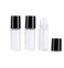 3 Pcs 30ml Frosted Glass Roll On Bottles Deodorant Container Empty Refillable Travel DIY Deodorant Bottles With Plastic Roller Balls For Lip Balm Lotion Sunscreen Essential Oil Perfumes Cosmetics DIY