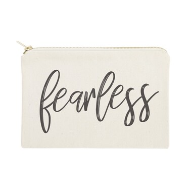 The Cotton &amp; Canvas Co. Fearless Cosmetic Bag and Travel Make Up Pouch