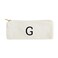 The Cotton &amp; Canvas Co. Personalized Modern Monogram Initial G Small Cosmetic Case and Travel Pouch for Office or On The Go