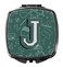 Caroline's Treasures CJ2010-JSCM Letter J Back to School Initial Compact Mirror Decorative Travel Makeup Mirror for Women Girls Gifts Pocket Makeup Mirror Folding Handheld