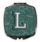 Caroline's Treasures CJ2010-LSCM Letter L Back to School Initial Compact Mirror Decorative Travel Makeup Mirror for Women Girls Gifts Pocket Makeup Mirror Folding Handheld