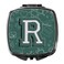 Caroline's Treasures CJ2010-RSCM Letter R Back to School Initial Compact Mirror Decorative Travel Makeup Mirror for Women Girls Gifts Pocket Makeup Mirror Folding Handheld