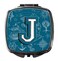 Caroline's Treasures CJ2014-JSCM Letter J Sea Doodles Initial Alphabet Compact Mirror Decorative Travel Makeup Mirror for Women Girls Gifts Pocket Makeup Mirror Folding Handheld