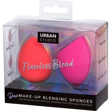 Cala Duo make-up hot pink &amp; coral blending sponges