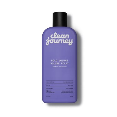 Bold Volume Hair Shampoo, EWG Verified, Infused with Rice Protein and Biotin, For Fine Hair, Volumizing + Texture, Clean Ingredients, Vegan, Fruity Scent, 12 Fl Oz