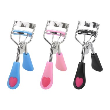 3pcs Eyelash Curler with Built in Comb, False Eyelashes Accessory, Professional Eyes Makeup Tools for Women Curled Eyelashes(Size:3 PCS)