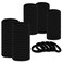 100 Pcs Black Hair Ties Bulk - Seamless Hair Ties No Damage Black Pony Tails Hair Ties for Women Elastic Hair Bands - Ponytail Holders Hair Elastics