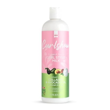 ORS Olive Oil Curlshow Curl Style Milk Infused with Collagen &amp; Avocado Oil for Strength &amp; Length (16.0 oz)