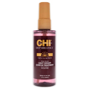 CHI Deep Brilliance Shine Serum Lightweight Leave-In , Purple , 3 Ounce