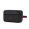 Tumecos Men&rsquo;s Toiletry Bag Leather Waxed Canvas Shaving Dopp Kit Travel Accessories Organizer Bag