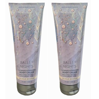 Bath &amp; Body Works Ultra Shea Body Cream, 8oz Each, Pack of 2 (Ballet Nights)