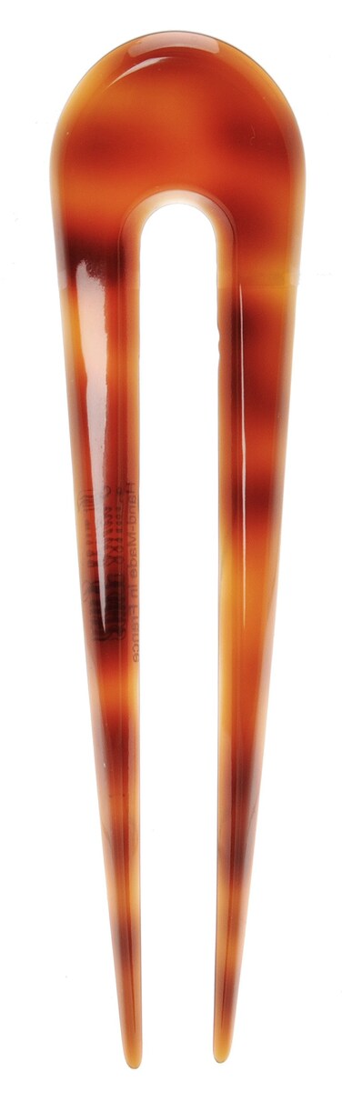 France Luxe Long Tooth Chignon Pin - Tortoise