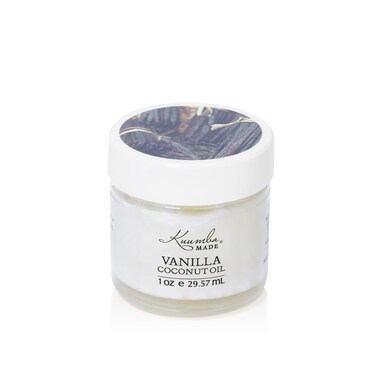 Kuumba Made Botanically Infused Vanilla Coconut Oil   1 Ounce   Coconut Oil For Skin   Organic All Over Moisturizer   Nourishing and Gentle On Skin