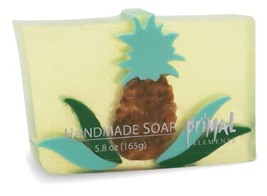 Primal Elements Bar Soap in Shrinkwrap, Pineapple, 6 Ounce