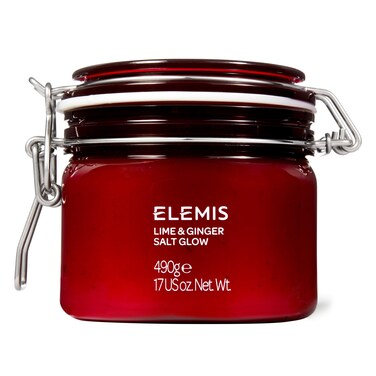 ELEMIS Lime and Ginger Salt Glow   Invigorating Mineral-Rich Salt Scrub Helps to Lock in Moisture and Exfoliates, Smoothes and Softens the Skin   17 Ounce (Pack of 1)