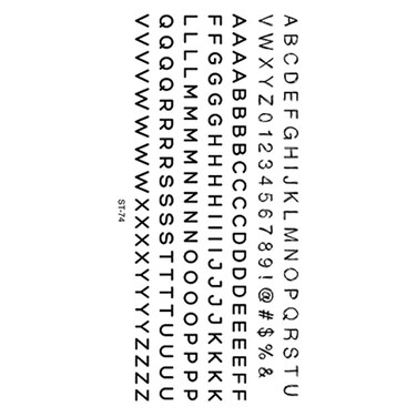 Supperb&reg; Temporary Tattoos - Small Hand Lettering Tattoos