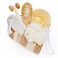 Bella Ciao Body and Skin Care Set, 6-PC, Face Massage Roller, Hair Brush, Pumice Stone, Loofah, Exfoliating Sponge, Wooden Tray Gift Basket, Bath and Body Gift Set, Valentines Day Gifts for Her