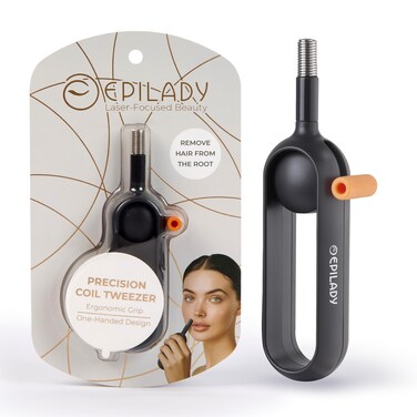 Epilady Precision Coil Tweezer, Facial Hair Remover for Women &amp; Men, Precision Hair Removal Tool for Upper Lip, Chin &amp; Face