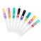 Bona Fide Beauty 8 Piece Glass Nail File Set - Crystal Files for Natural Nails with Sleeves (Multicolor)
