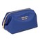 Angelina's Palace Vegan Leather Waterproof Travel Cosmetic Bag Toiletry Organizer Makeup Pouches(dark chambray)