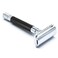 Parker 56R Heavyweight Double Edge Safety Razor with 5 Parker Premium Platinum Stainless Steel Razor Blades &ndash; Classic 3 Piece Design (Graphite)