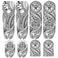 4-Sheet Large Full Sleeve Tattoos and 4-Sheet Fake Half Arm Totem Tattoo for Men Women Makeup