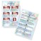 Microblading Stages of Healing &amp; Aftercare Postcard   30 Pack   4x6 inch Postcard Size   Non-Reflective Matte Holographic Look Design, MICRO-P2-H-468