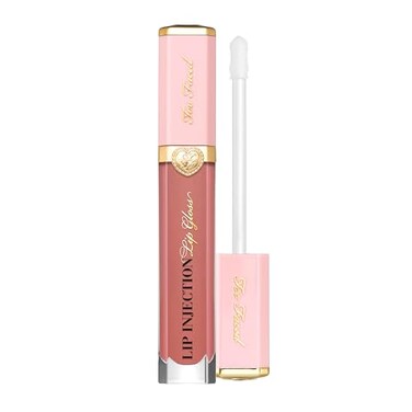 Too Faced Lip Injection Power Plumping Lip Gloss   Vitamin A + E, Vegan + Cruelty Free, 0.22 Fl Oz