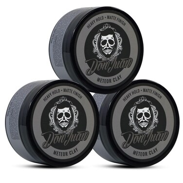 Don Juan Meteor Matte Clay Pomade 4oz 3 Pack