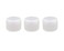 3PCS 100ML / 100G 3.4oz Refillable Empty Plastic Make-up Cosmetic Jars Face Cream Eye Shadow Lip Balm Lotion Sample Plastic Storage Container Pot Bottle Case Holder With Screw Cap (Clear)