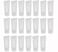 20PCS 20ml/0.67oz Clear Empty Refillable Plastic Soft Tubes Cosmetic Sample Bottles Jars Makeup Travel Containers for Lip Balms Lip Gloss Shampoo Shower Gel Body Lotion (20ml)