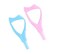 2 Pcs Plastic Makeup Eyelash Tool Upper Lower Eye Lash Mascara Guard Applicator Guide with Eyelash Comb Eye Makeup Tool for Women Lady Girls (Color Ship at Random)