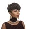 Short Wigs For Black Women Natural Black Pixie Cut Wig Short Layered Pixie Wigs For Black Women Black Hair Curly Wigs Glueless Wigs Synthetic Pixie Cut Wigs For Black Women (Dark Brown)