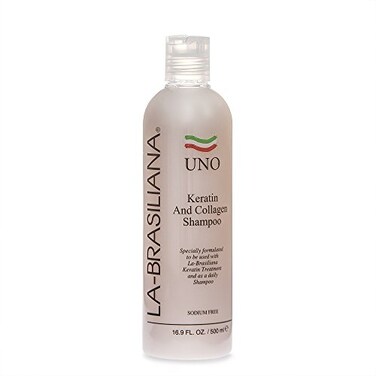La-Brasiliana Uno Keratin and Collagen Shampoo, 16.9 fl.oz.