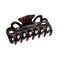 Parcelona French Double Loop Tortoise Shell 3.5" Celluloid Acetate Hair Claw Clips Clamp Clutcher Women Hair Accessories, Made in France