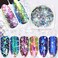 Nail Art Chameleon Sequins Laser Glitter Holographic Flakes Paillette Galaxy Mirror Powder 3 Boxes