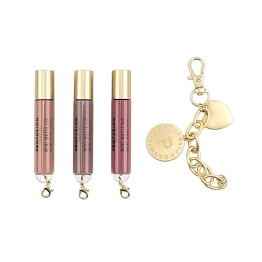 Profusion Cosmetics Charming Lips, 3 PC Mini Matte Lips and Keychain Charm, Get Glam with Long Wearing, Non Drying, and Vibrant Colored Makeup Essentials, Must Have Set for Beauty Enthusiasts