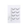 Profusion Cosmetics Frosted Snow Sparkle 4 Pair Luxe False Lash Set, Vegan and Cruelty Free Lightweight Lashes for Comfortable Wear Day or Night, Adhesive Set for Natural Eye Makeup Looks