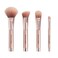 Profusion Cosmetics Magnetix Core Collection, Premium Synthetic and Natural Fiber Makeup Brushes Set for Flawless Look, Essential Beauty Tools to Complete Your Look