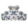 Faship Navy Blue Rhinestone Crystal Floral Hair Claw Clips