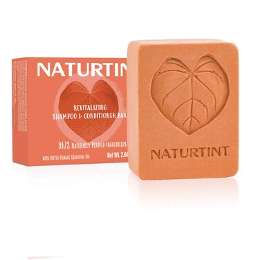 Naturtint Shampoo &amp; Conditioner Bar (Orange) - Naturally Derived Ingredients, Cruelty Free, All Hair Types, Travel Approved