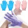 Exfoliating Bath Gloves Body Scrub Wash Mitts Skin Massage Sponge Towel Deep Cleansing Dead Skin Loofah Brush Scrub Luxury Spa Heavy with Lanyard Scrubber 2 Pair (Blue&amp;Pink)