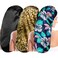 3 Pieces Long Satin Sleep Bonnet for Hair Care, Women Hair Bonnets Silky Braids Sleeping Caps Night Cap for Curly Hair